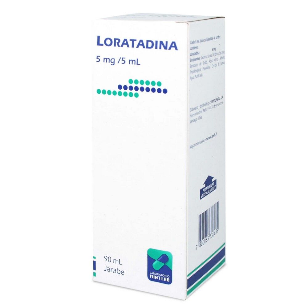 LORATADINA 5 MG 5 ML 90 ML JARABE